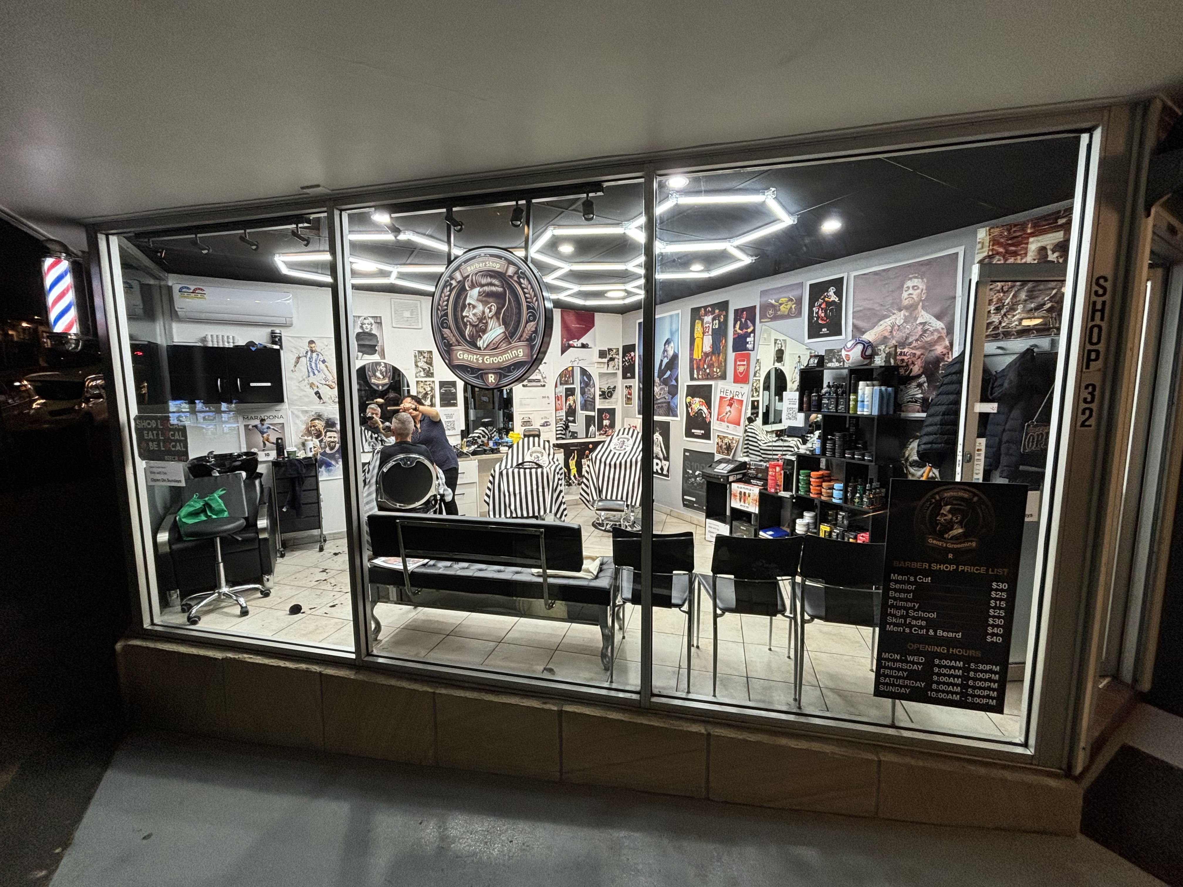 Precision skin fade haircut at Beecroft barber shop